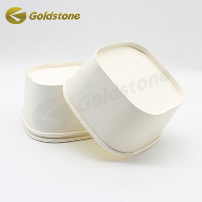 FDA Quadrado Eco-friendly Takeaway Recipientes de alimentos Personalização Embalagem de alimentos Caixa de papel quadrada