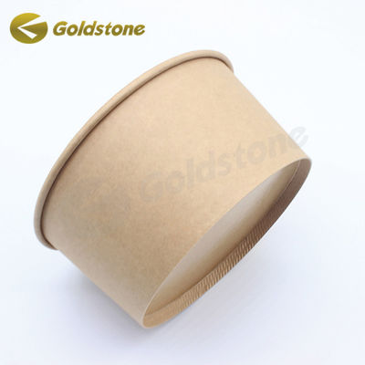 Copo de papel de gelado isolado de parede única Eco-friendly Ice Cream Cups OEM
