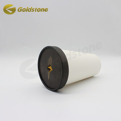 Capa de taça de papel simples e sustentável Capa de café preta com cachimbo de palha