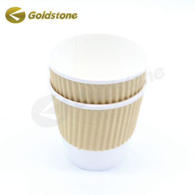 Vernizando xícaras de café quente Papel descartável Cápsulas de café descartáveis personalizadas