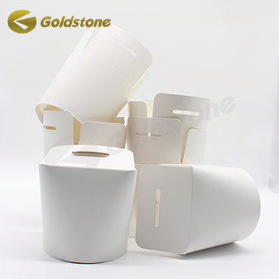 Copo de papel branco simples para levar Copo de papel isolado para levar