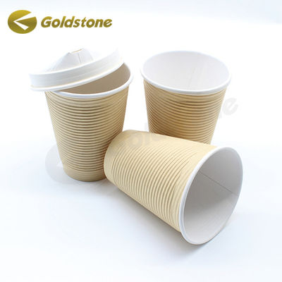 Taça de papel de parede de desenho personalizado Amigável ao ambiente Taças de café de parede de parede