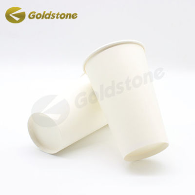 Copo de papel de chá de leite minimalista 16 oz Copo de papel para escritório local de trabalho