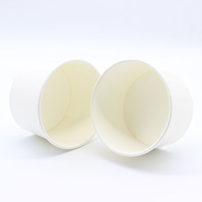 Material reciclado de qualidade alimentar copos de papel de iogurte para opções sustentáveis