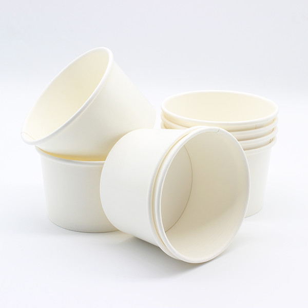Pequenas tigelas de papel descartáveis Eco-friendly Logotipo personalizado para lanches e sobremesas 0