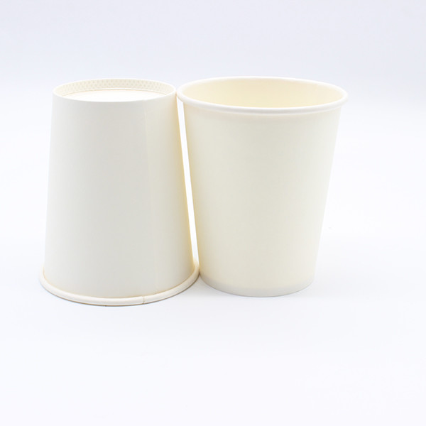 Copo de papel de chá de leite minimalista 16 oz Copo de papel para escritório local de trabalho 0