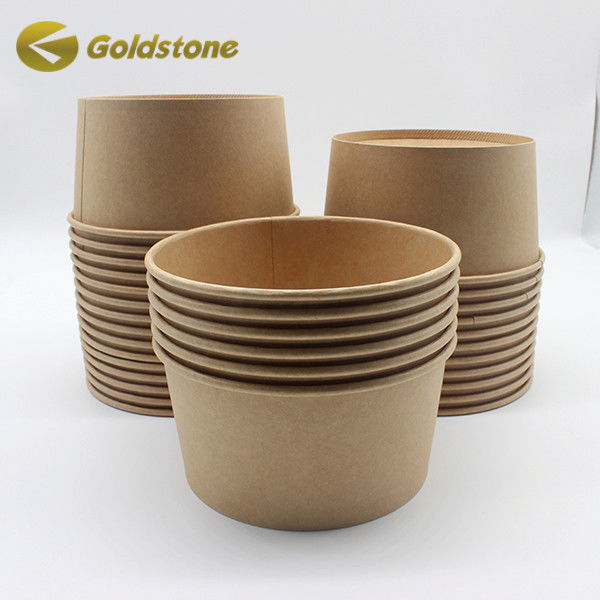 Copo de papel de gelado isolado de parede única Eco-friendly Ice Cream Cups OEM 0