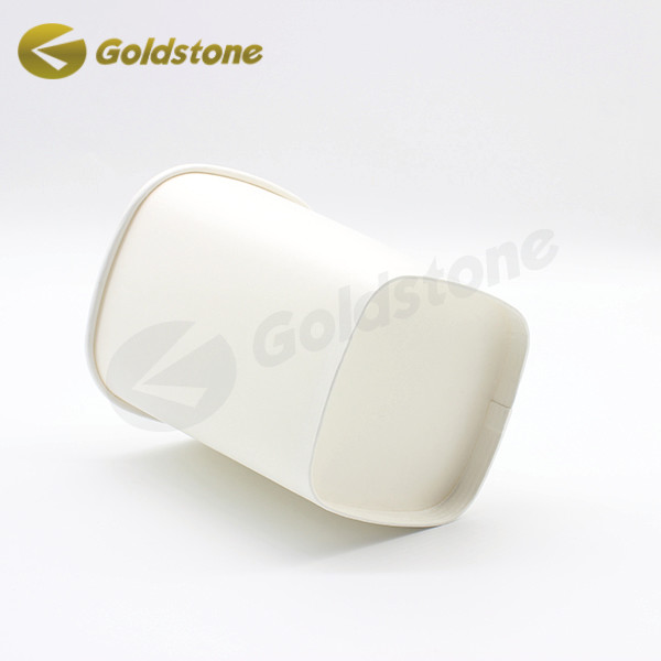 Matt Laminated Paper Bucket Single Wall Custom Branding Paperboard Bucket (Bato de papel laminado de parede única) 0