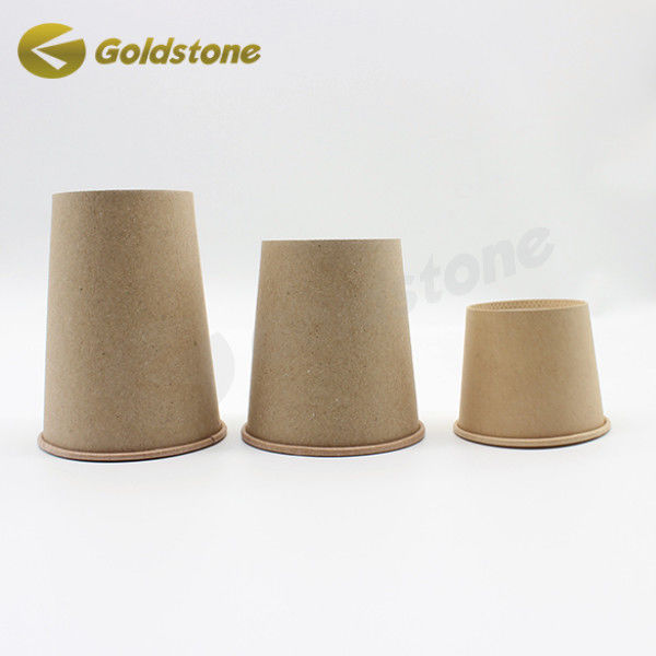 Copo de iogurte descartável reciclado Copas de papel Kraft Copo de iogurte personalizável 0