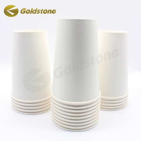 Copo de papel de chá de leite de marca personalizada resistente ao calor copos de papel compostáveis 12 oz 0