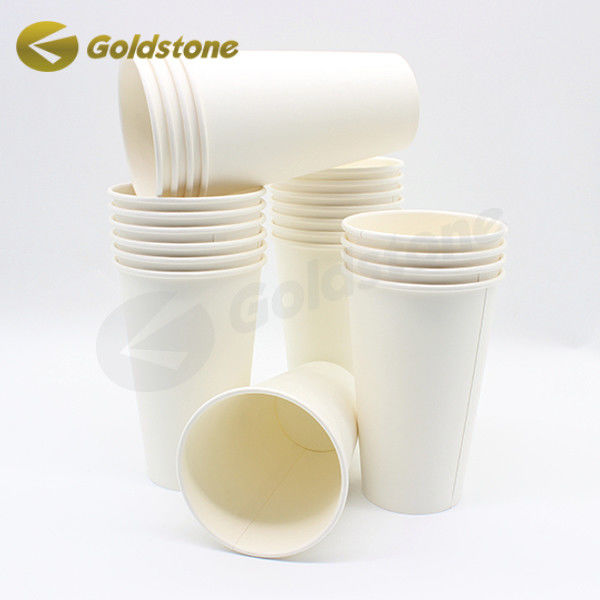 Copo de papel de chá de leite de marca personalizada resistente ao calor copos de papel compostáveis 12 oz 2