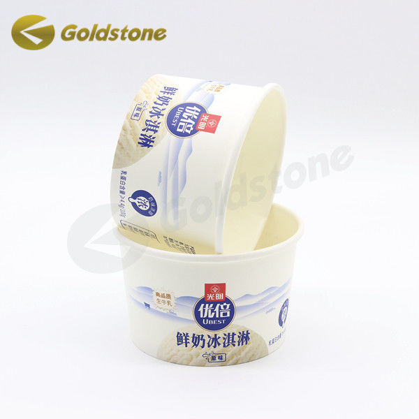 Conveniente Copo de sorvete de papel personalizado Copo de papel reciclado Tamanhos personalizados 2