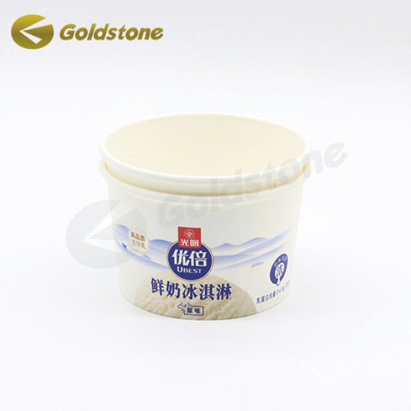 Copo de sorvete de papel de qualidade alimentar 8 oz recipientes de sorvete Vários pesos de papel 0